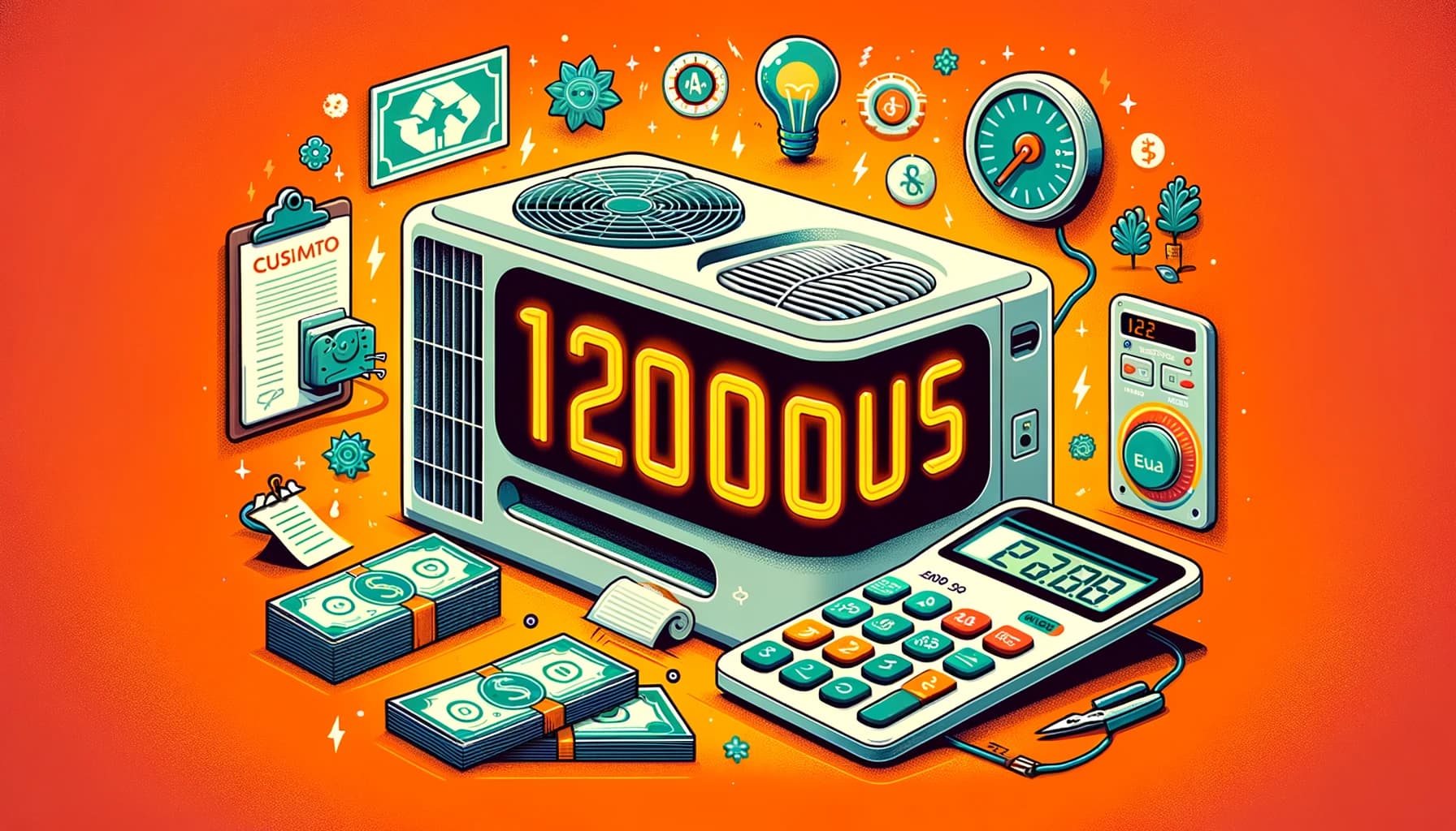 Quanto gasta um ar condicionado de 12000 btus