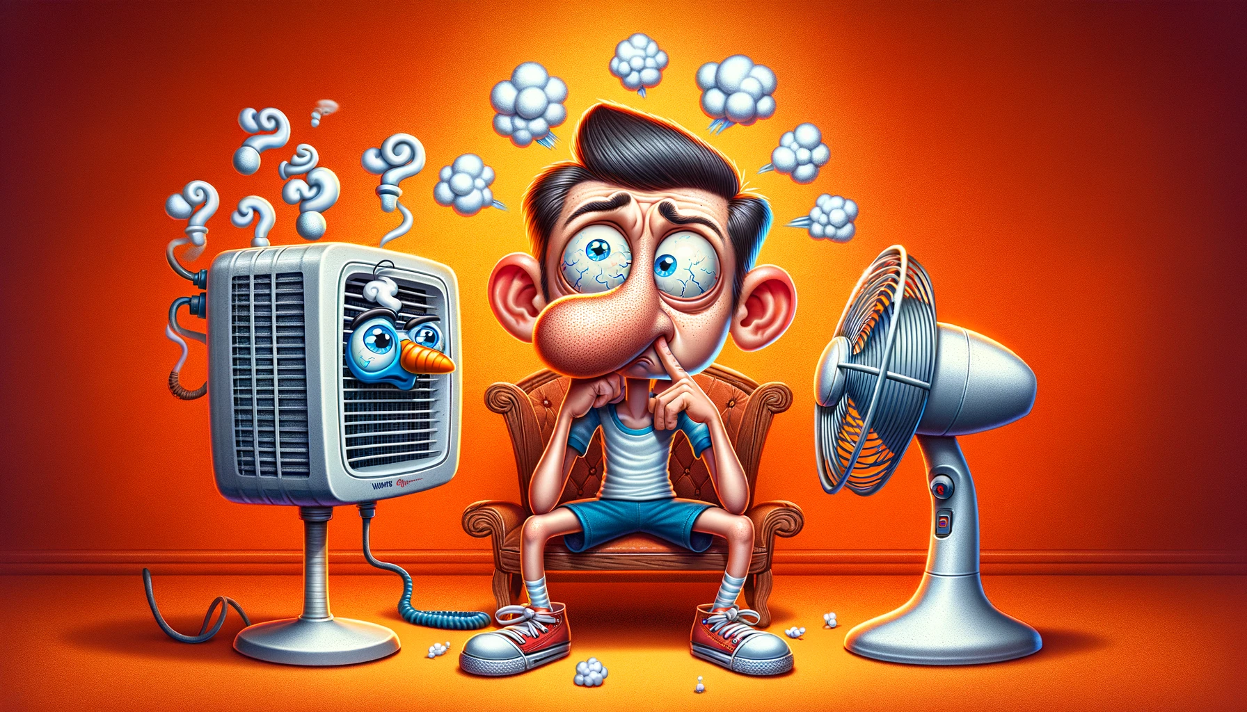 O que é pior para sinusite ar condicionado ou ventilador
