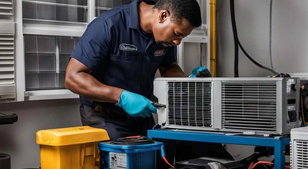 manutenção do ar inverter